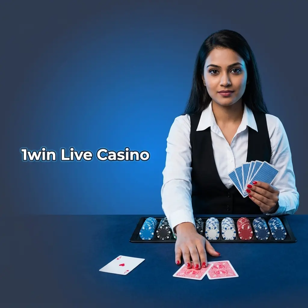 1win live casino with real dealers streaming HD roulette, blackjack, baccarat, Andar Bahar and Teen Patti games