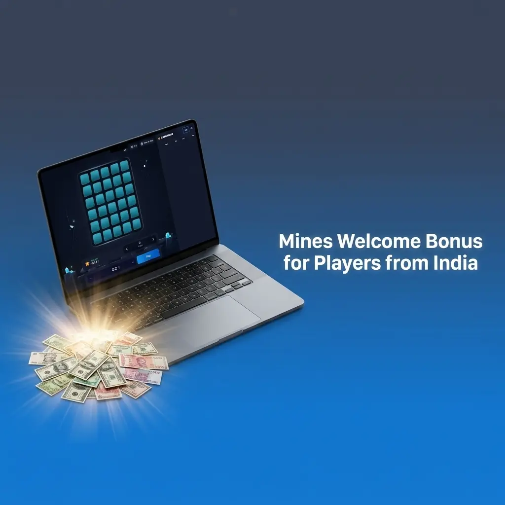 1win Mines welcome bonus for Indian players offering 500% up to 180,000 INR and 500 Free Spins