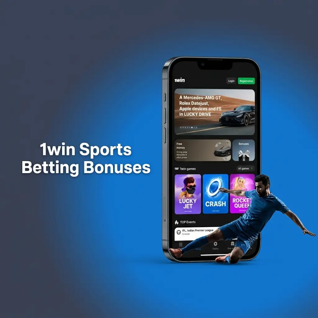 1win sports betting bonuses including accumulator boosts, free bets, and IPL specials for cricket and esports