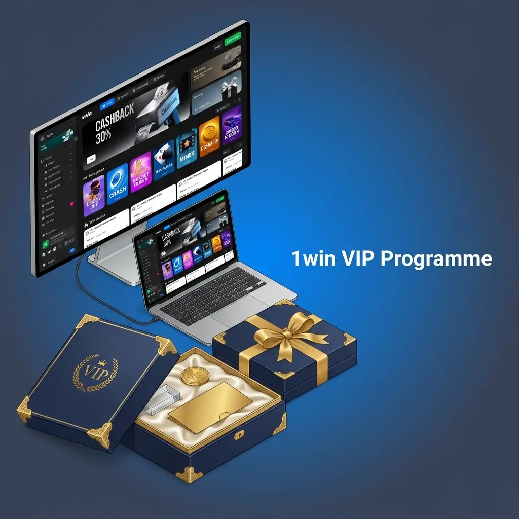 1win VIP loyalty programme tiers from Newbie to top VIP levels with cashback, fast withdrawals and exclusive bonuses