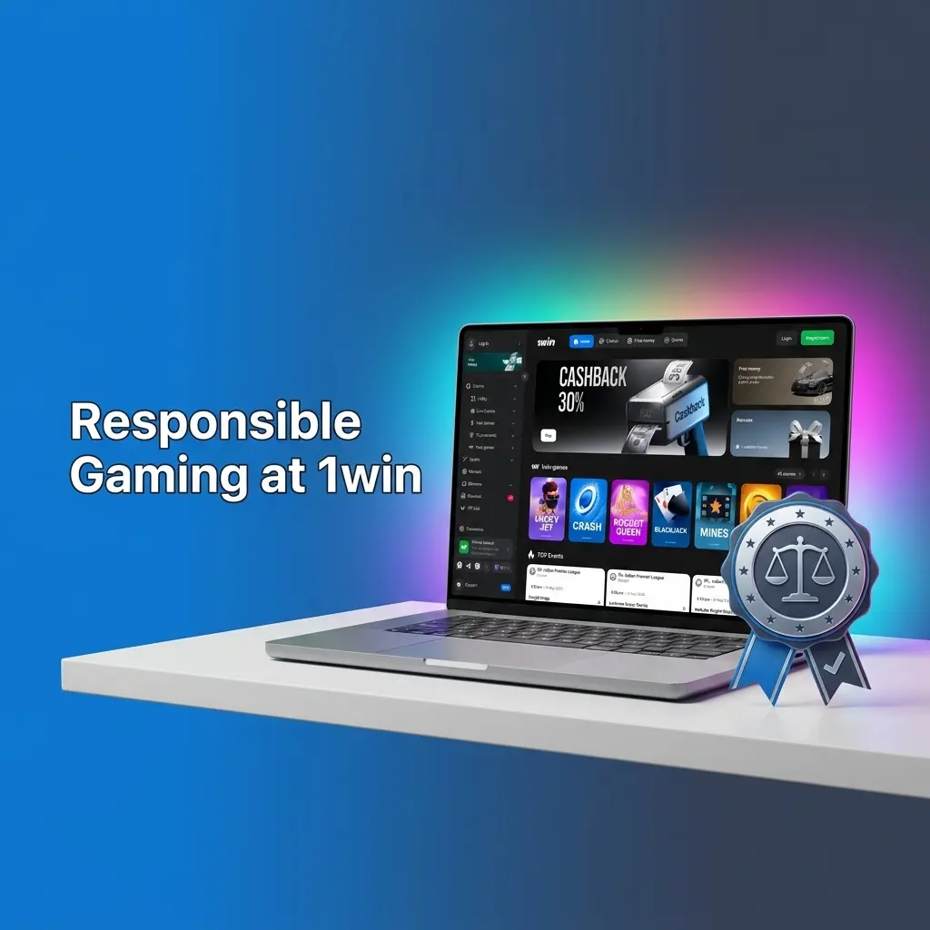 1win responsible gaming tools showing deposit limits, session controls, and self-exclusion options in account settings